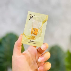 Sample Sữa Rửa Mặt Whoo Dưỡng Ẩm săn chắc da Gongjinhyang Facial Foam Cleanser - Whoo vàng (120 gói x 2ml = 240ml )