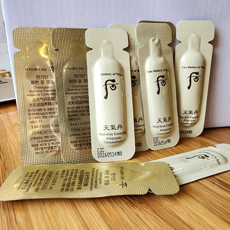Sample Tinh Chất Sâm Núi DINH DƯỞNG Chống Lão Hoá Whoo Nutritive Esential Ampoule Concentrate (30 gói x 1ml =30ml)