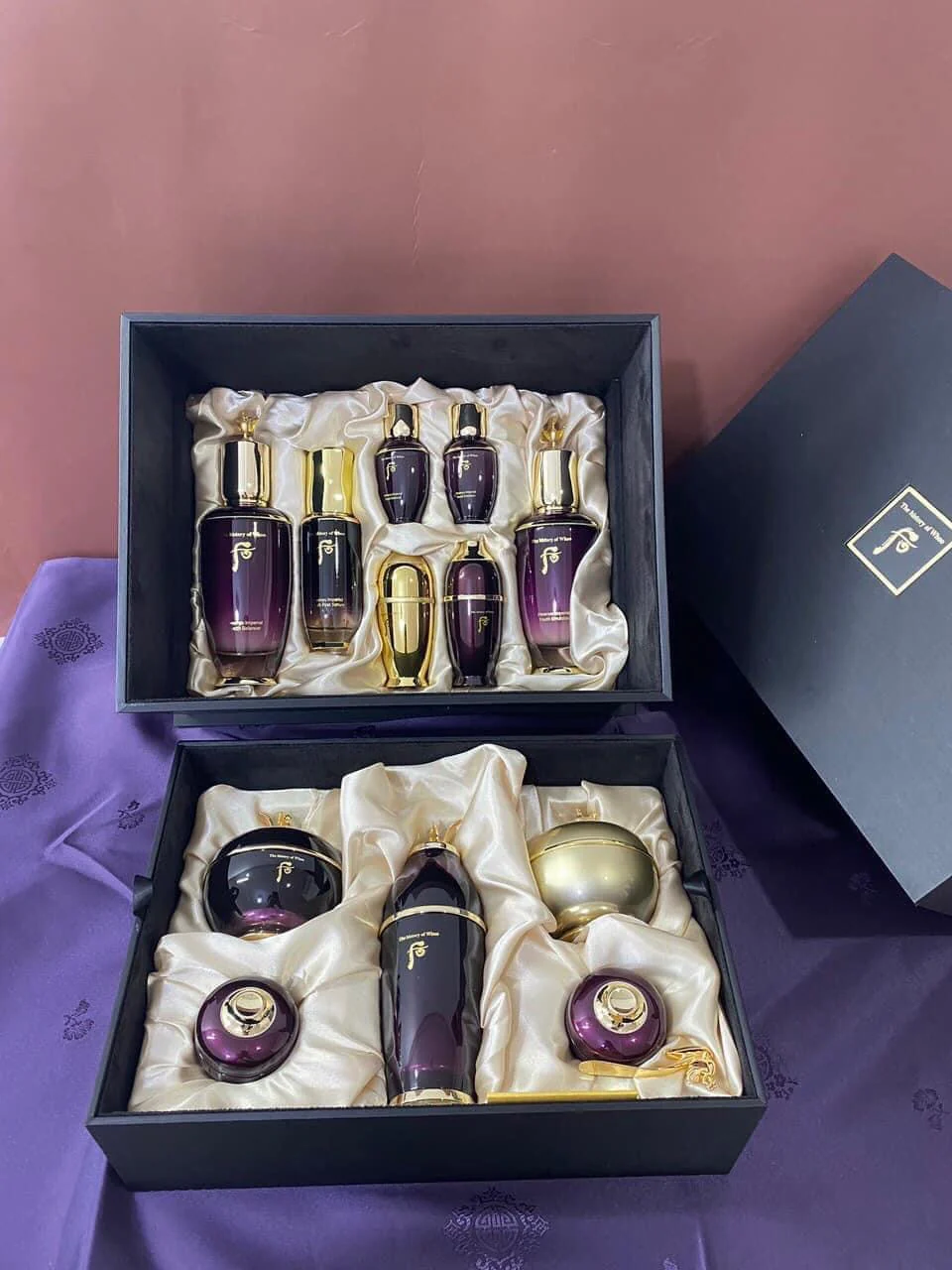 Full Set Bộ Dưỡng Da trẻ hoá 10 năm tuổi Hoàn Lưu Cao Whoo Hwanyu Imperial Youth Heritage - 12 sản phẩm