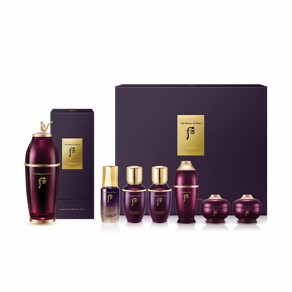 Set Serum trẻ hoá da 10 năm tuổi Kiệt Tác Hoàn Lưu Cao Whoo Hawnyu Imperial Youth Recovery Serum Special Set