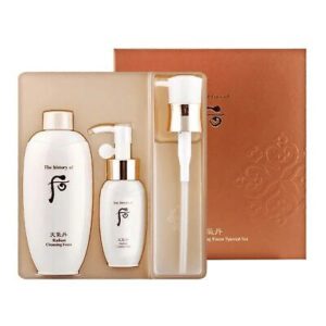 Set sữa rửa mặt hoa hiên tái sinh da Đông Y Hoàng Cung - Whoo Cheongidan Radiant Cleansing Foam
