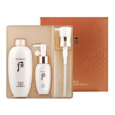 Set sữa rửa mặt hoa hiên tái sinh da Đông Y Hoàng Cung - Whoo Cheongidan Radiant Cleansing Foam
