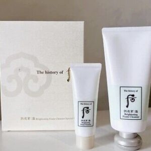 Bộ Sữa Rửa Mặt Làm Sáng Da Gongjinhyang Seol Brightening Foam Cleanser - whoo trắng