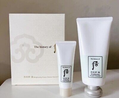Bộ Sữa Rửa Mặt Làm Sáng Da Gongjinhyang Seol Brightening Foam Cleanser - whoo trắng