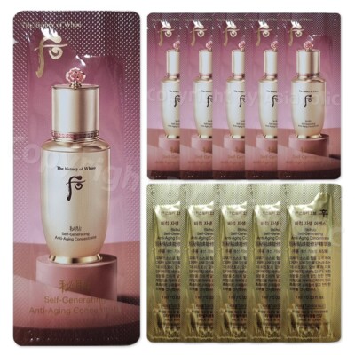 Sample Tinh Chất Tự Sinh Chống Lão Hoá, Tái Sinh Làn Da Whoo Bichup Self-Generating Anti-Aging Concentrate (120 gói x 1ml=120ml)