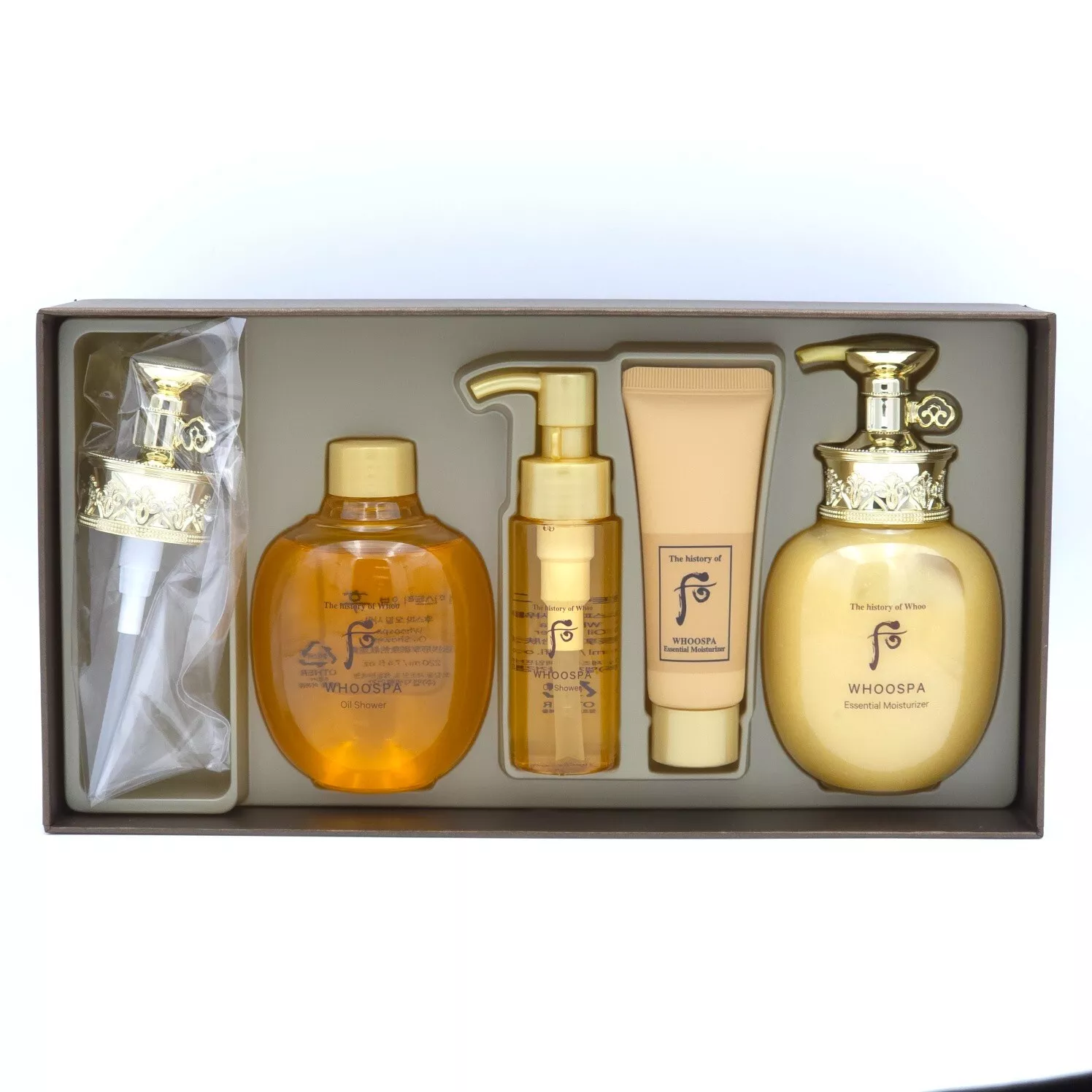 Set Sữa Tắm Whoo Whoospa Body 2pcs Special Set 4 Items Lotion Oil K-Beauty